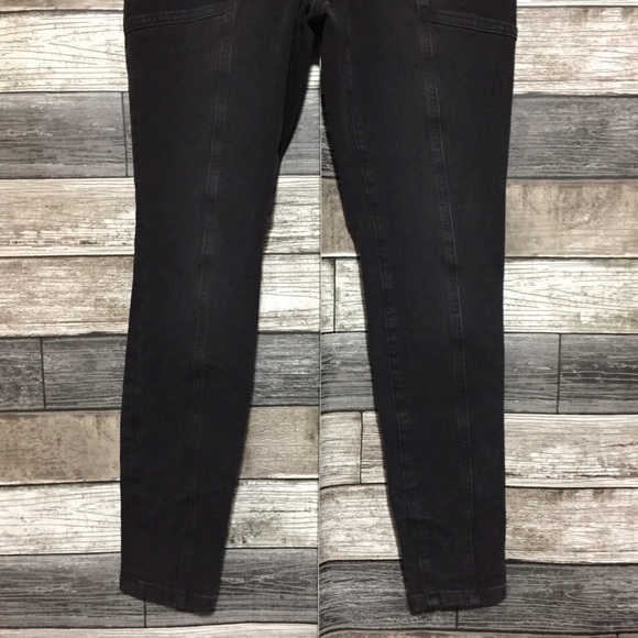 Duluth Trading Pull On Skinny Jeans Women’s 4 Short Black (Inseam 25.5) Stretch - Picture 7 of 9